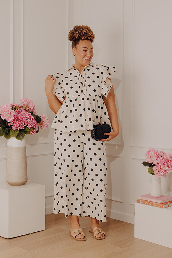 Chic Spotlight Peplum Top Curves Image - 4