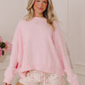 Soft Touch Oversized Knit Sweatshirt Image - 1