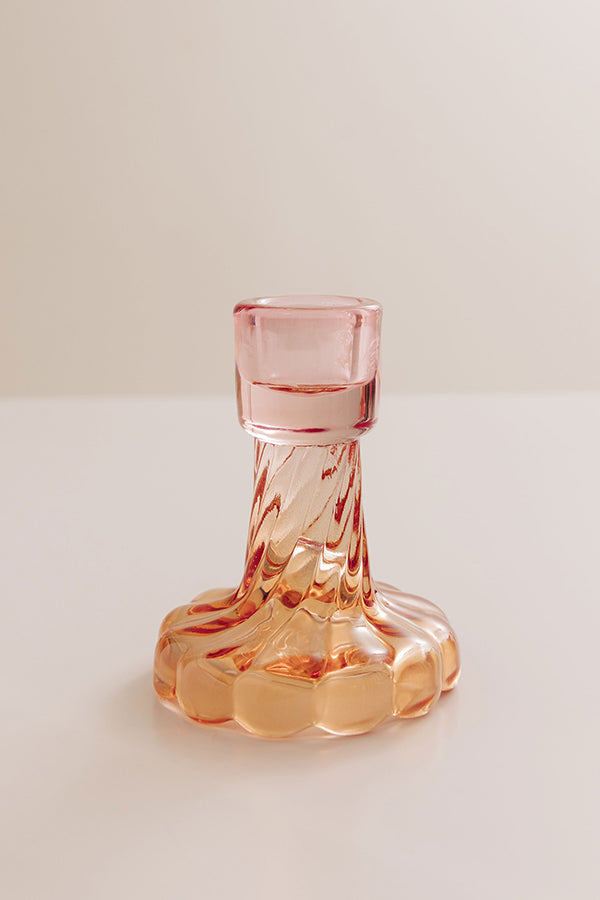 Evening Elegance Pedestal Tapered Candle Holder Image - 1