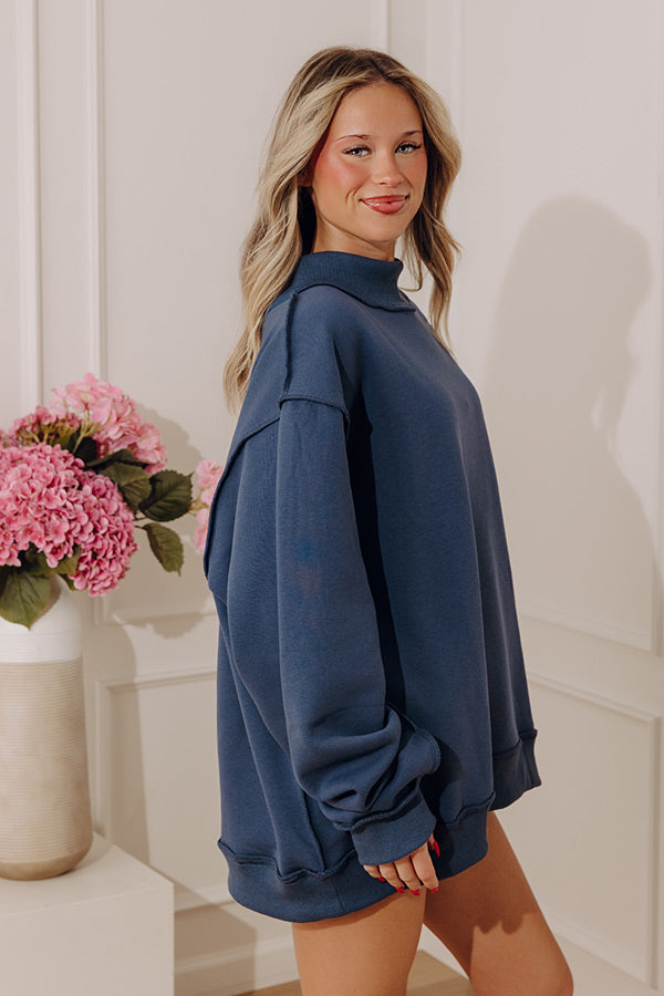 Effortless Favorite Oversized Sweatshirt Image - 3