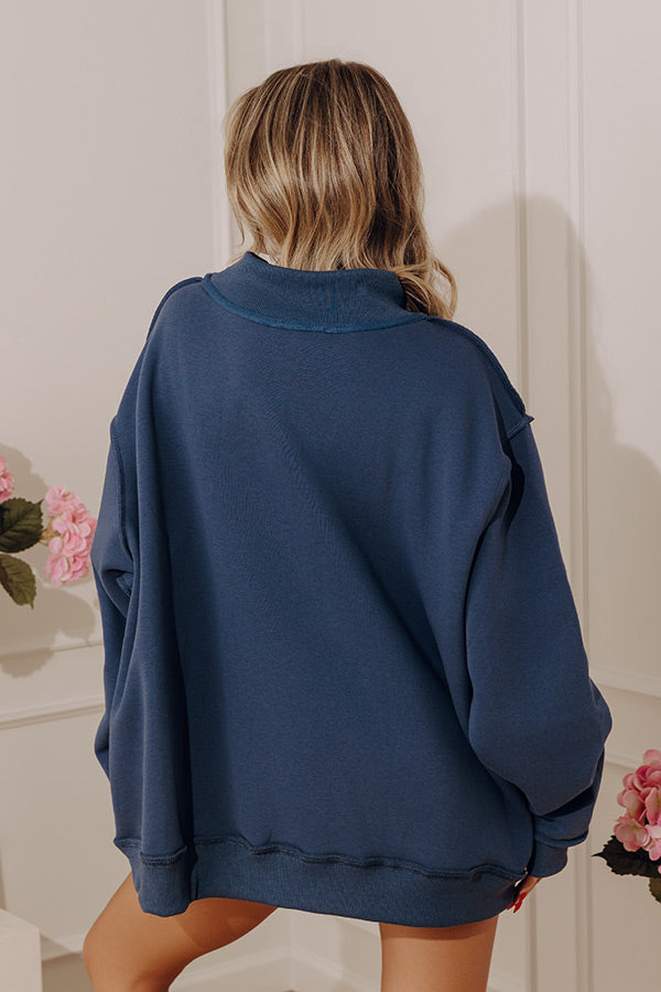 Effortless Favorite Oversized Sweatshirt Image - 5