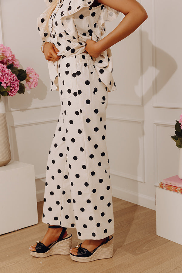 Chic Spotlight High Waist Wide Leg Pants L / cream Chic Spotlight High Waist Wide Leg Pants L / cream