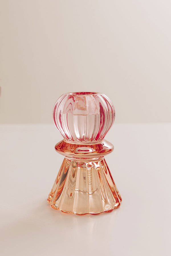 Evening Elegance Round Tapered Candle Holder Image - 1