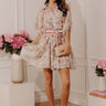 High Society Florals Embroidered Mini Dress Image - 1
