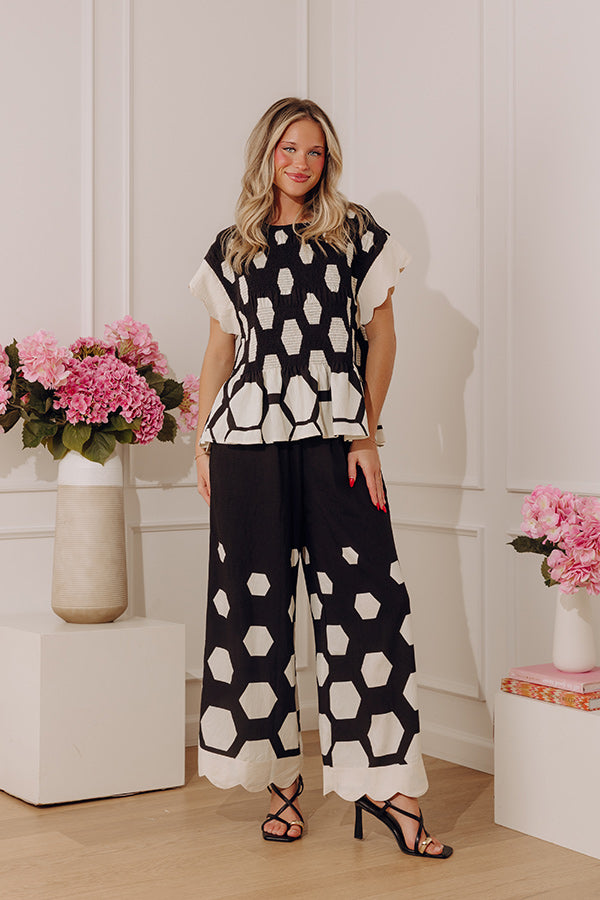 Metro City Muse Smocked Top Image - 2