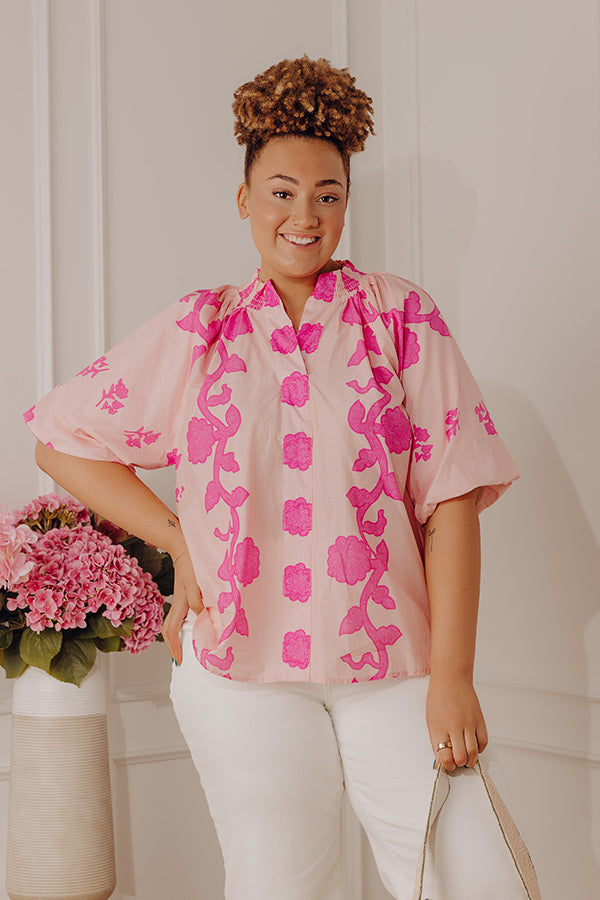 Happy in Blooms Shift Top Curves Image - 1