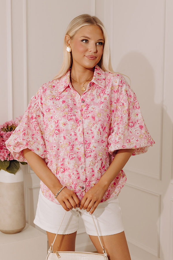 Whispering Petals Eyelet Top Image - 1