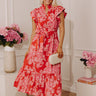 Floral Keepsake Eyelet Midi Dress Image - 1