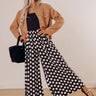 Haute Spot High Waist Wide Leg Pants in Black Image - 1