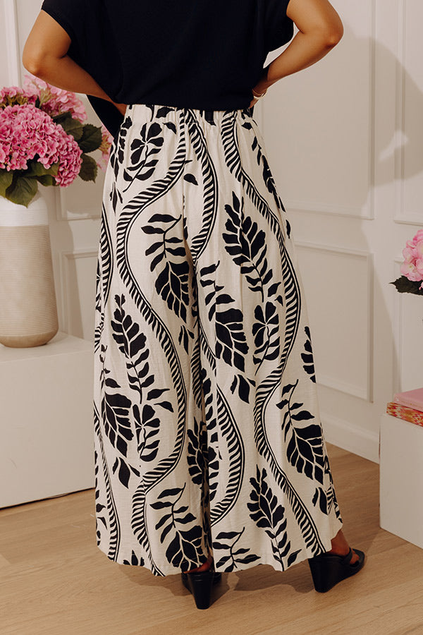 Floral Getaway High Waist Wide Leg Pants Image - 4