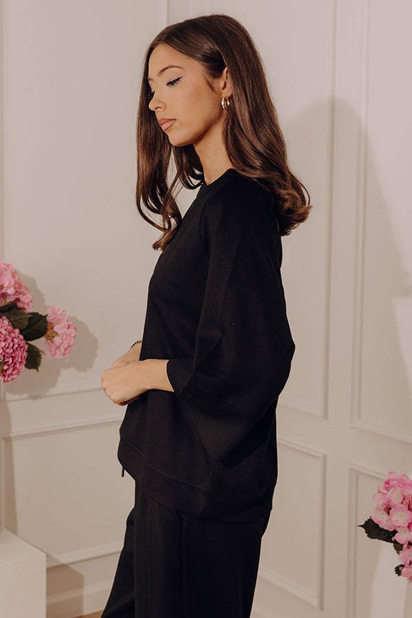 Instant Favorite Scuba Tee in Black Image - 5