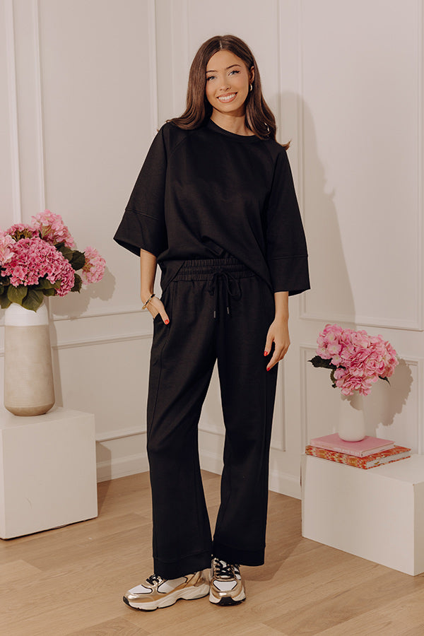 Instant Favorite Scuba Tee in Black Image - 2