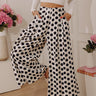 Haute Spot High Waist Wide Leg Pants in Ivory Image - 1
