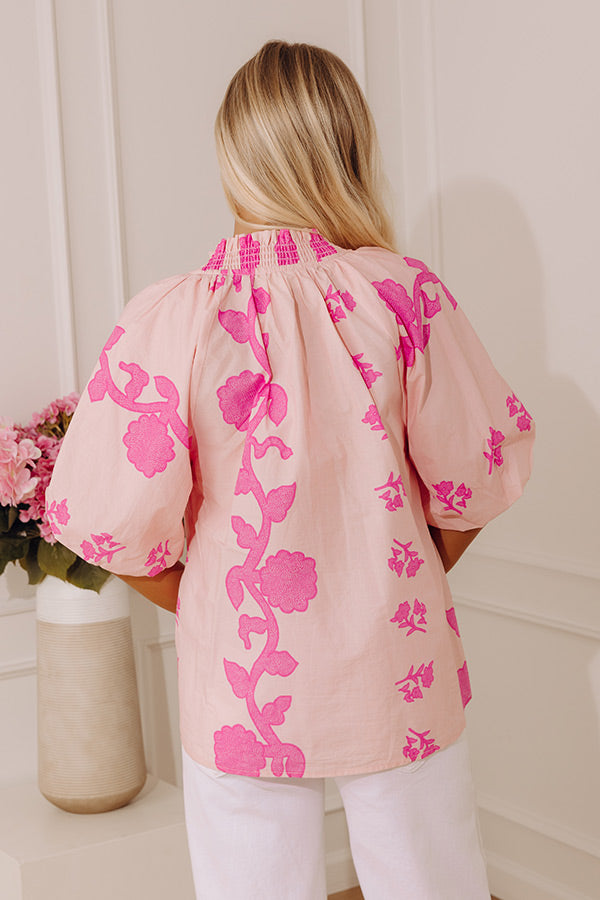 Happy in Blooms Shift Top Image - 3