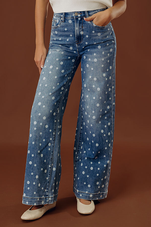The Dottie High Waist Wide Leg Jeans Image - 2