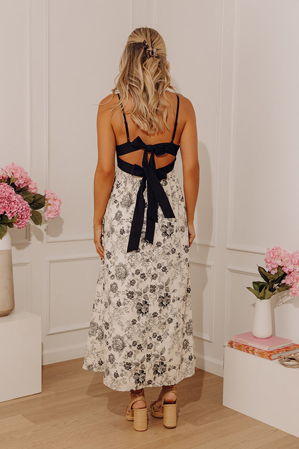 City Romance Floral Midi Dress Image - 2