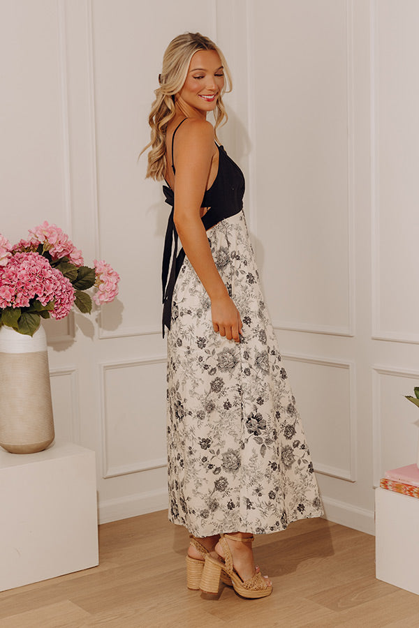 City Romance Floral Midi Dress Image - 5