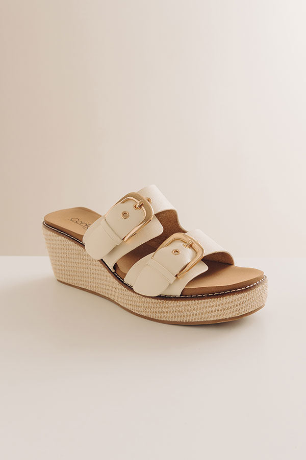 Manifest Faux Leather Wedge Image - 4