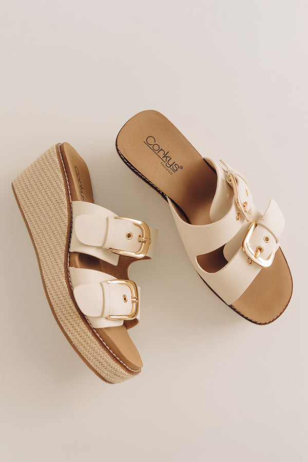 Manifest Faux Leather Wedge Image - 5