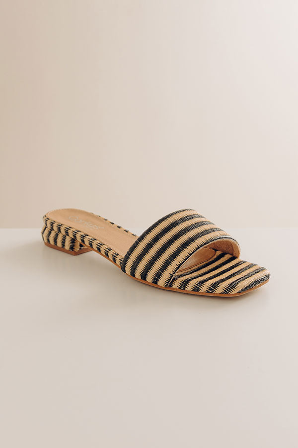 Our Lil Secret Raffia Woven Sandal in Natural Image - 5