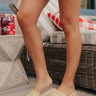The Candice Raffia Woven Platform Sandal in Natural Image - 1