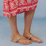 What's The Gossip Patent Sandal in Iced Latte Image - 1