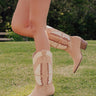The Fairy Faux Suede Cowboy Boot Image - 1