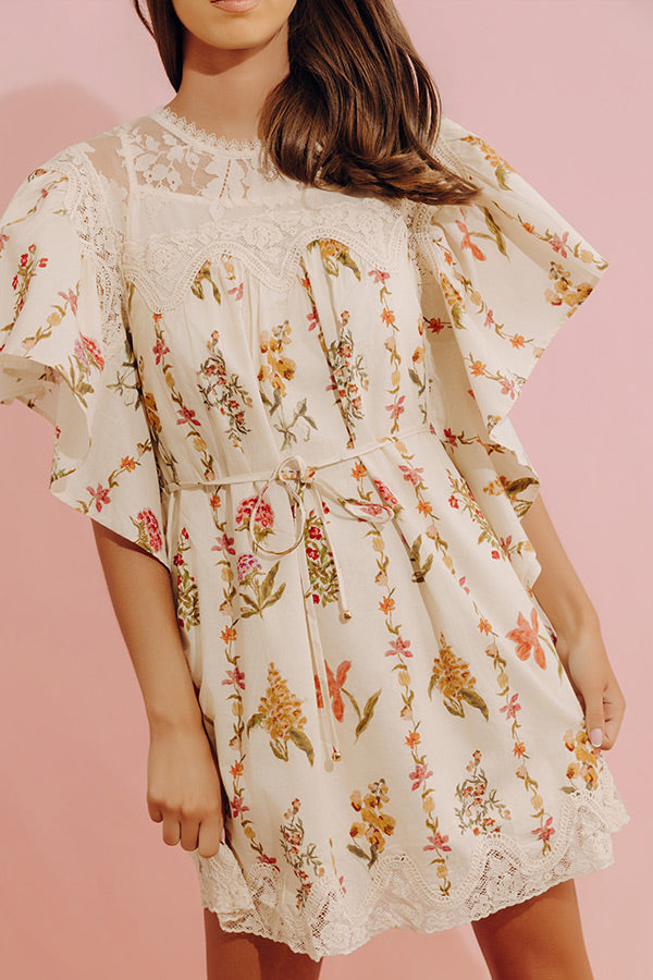 Wildflower At Heart Lace Mini Dress Image - 3