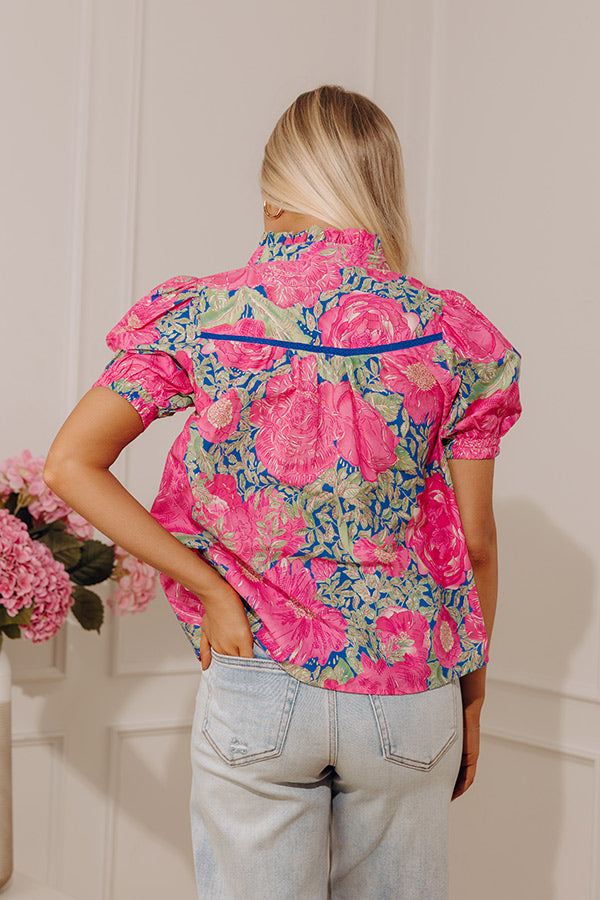 Simply Alluring Floral Top Image - 5