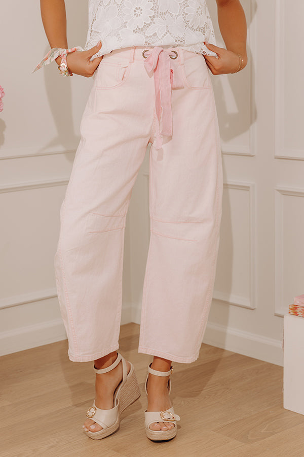 The Adeline High Waist Barrel Leg Jeans Image - 2