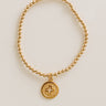 Enewton Classic Gold 3mm Bracelet in Signature Cross Gold Disc Image - 1