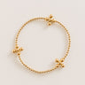 Enewton Beaded 4mm Gold Signature Cross 2.5mm Gold Bracelet Image - 1