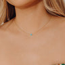 Enewton Small Signature Cross Gold Necklace in Turquoise Image - 1