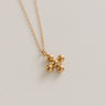 Enewton Signature Cross Beaded Gold Charm Necklace Image - 1