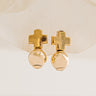 Enewton Signature Gold Cross Classic Drop Earrings in Gold Image - 1