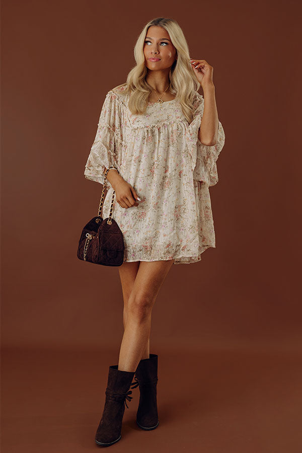 Cottage Daydream Floral Mini Dress Image - 2