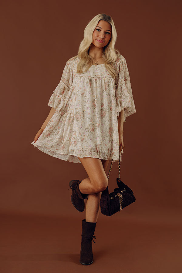 Cottage Daydream Floral Mini Dress Image - 1