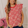 Positano Muse Floral Embroidered Top Image - 1