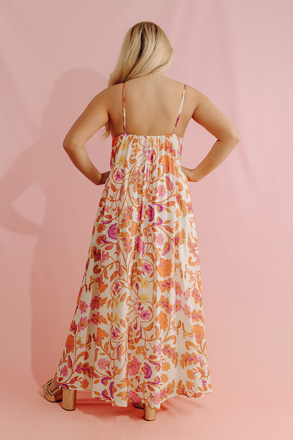 Veranda Romance Floral Midi Dress Image - 5