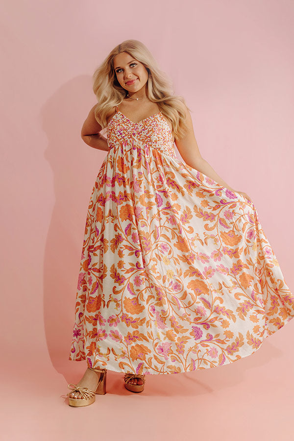 Veranda Romance Floral Midi Dress Image - 3