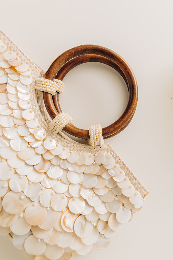 The Scarlett Mother Of Pearl Embellished Handbag Image - 3