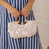 The Scarlett Mother Of Pearl Embellished Handbag Image - 1