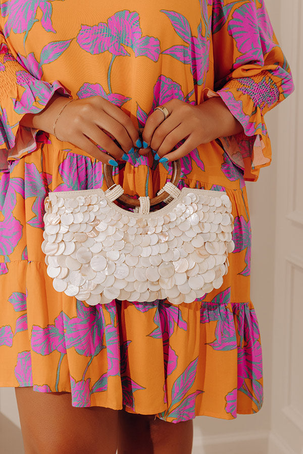 The Scarlett Mother Of Pearl Embellished Handbag Image - 1