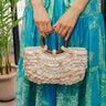 The Scarlett Mother Of Pearl Embellished Handbag Image - 1