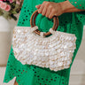 The Scarlett Mother Of Pearl Embellished Handbag Image - 1