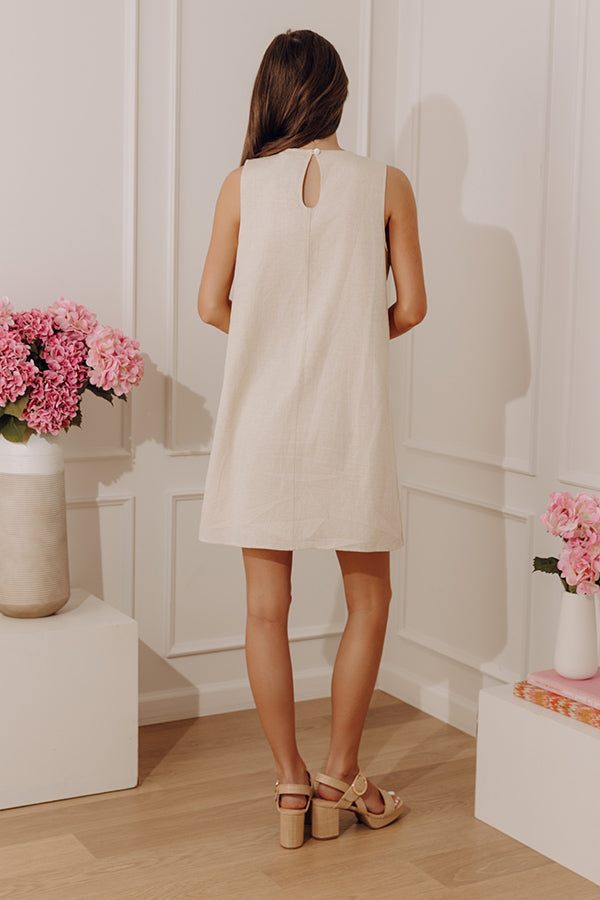 Getaway Chic Floral Embroidered Mini Dress Image - 4