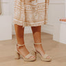 The Maiden Raffia Woven Platform Heel Image - 1