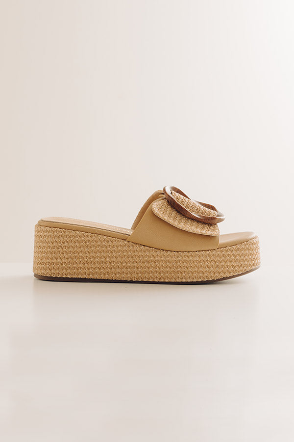 The Janette Woven Platform Sandal Image - 1