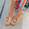 The Janette Woven Platform Sandal Image - 1