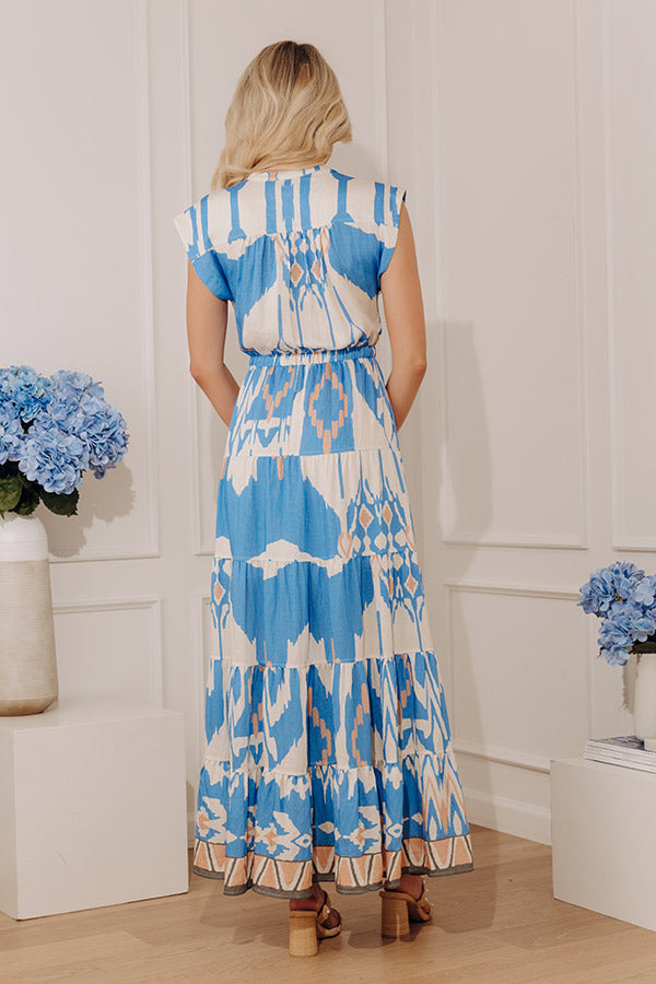cruise wear maxi dresses 5338 dress Ranee's make a star Cruise Ready Tiered Maxi Dress